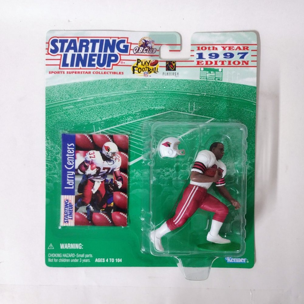1997 Larry Centers Arizona Cardinals Kenner Starting Lineup NFL ROOKIE figure